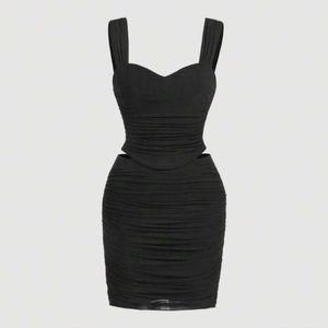 Two piece ruched top and skirt!